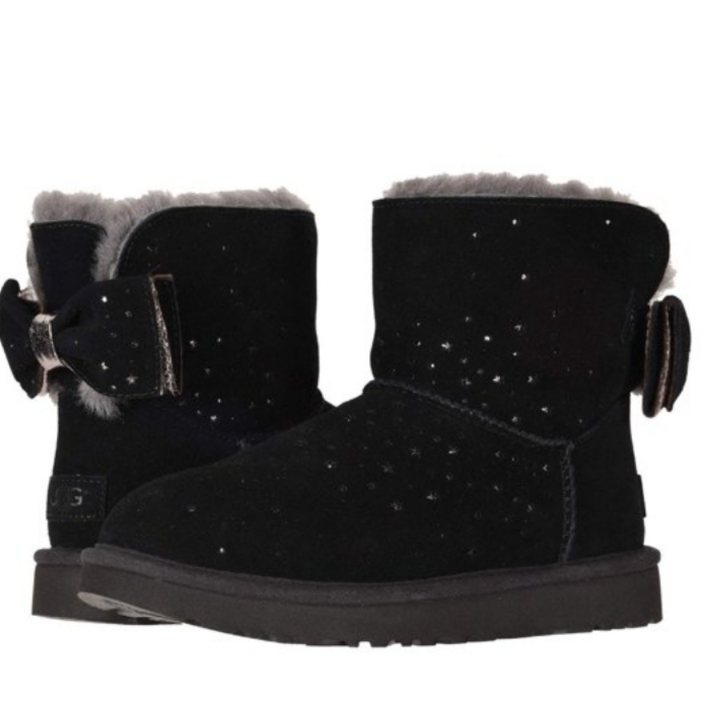 Ugg Classic Mini Stargirl Bow Women's Boots Designer Suede S/N 1098475 #116